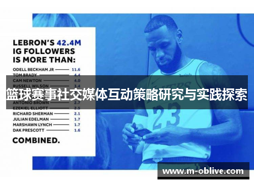 篮球赛事社交媒体互动策略研究与实践探索