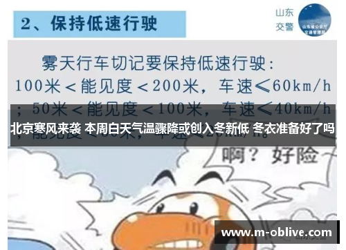 北京寒风来袭 本周白天气温骤降或创入冬新低 冬衣准备好了吗